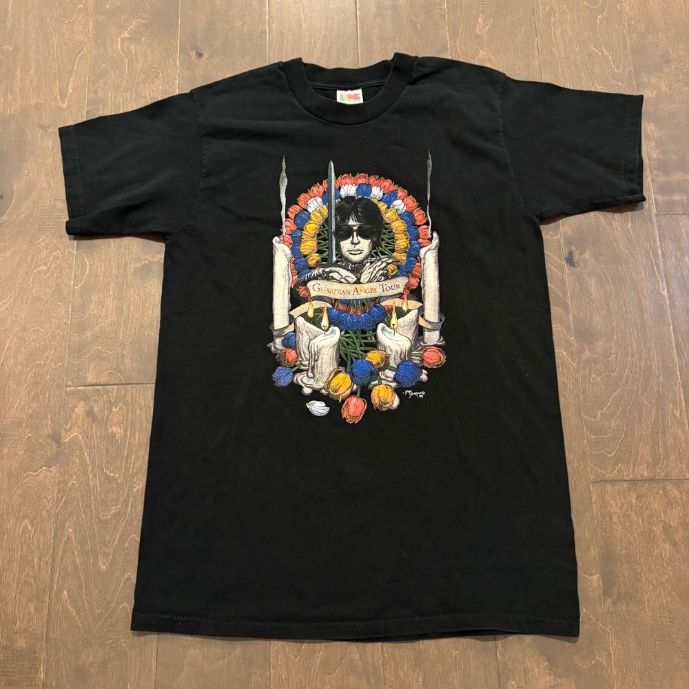 Vtg Neil Gaiman Guardian Angel Tour 1999 Shirt Fantasy Art Graphic Tee Medium